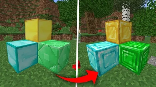 18w43a jewel blocks — Minecraft resurs pak, rasm 1