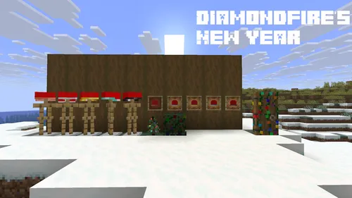 DiamondFire's New Year — Minecraft resurs pak, rasm 1