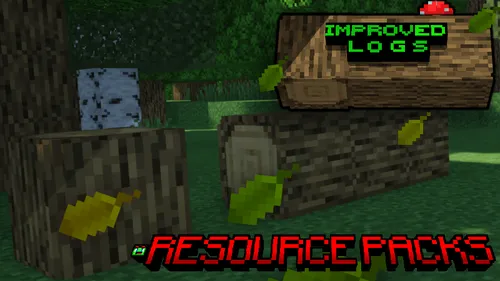 Improved logs — Minecraft resurs pak, rasm 1