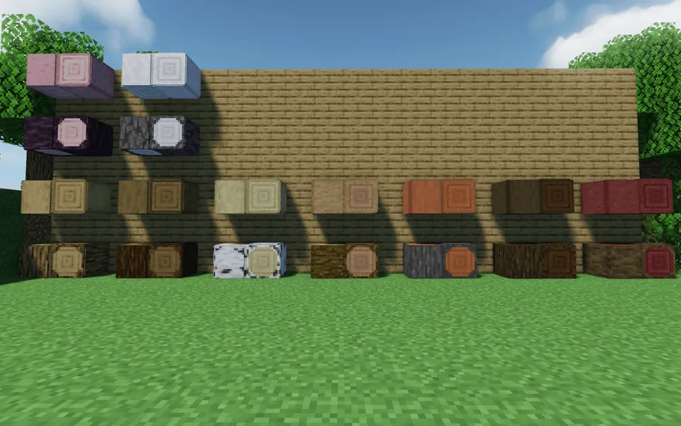 Improved logs — Minecraft resurs pak, rasm 7