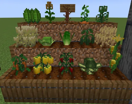 Croptopia Blocky Crops — Minecraft resurs pak, rasm 1
