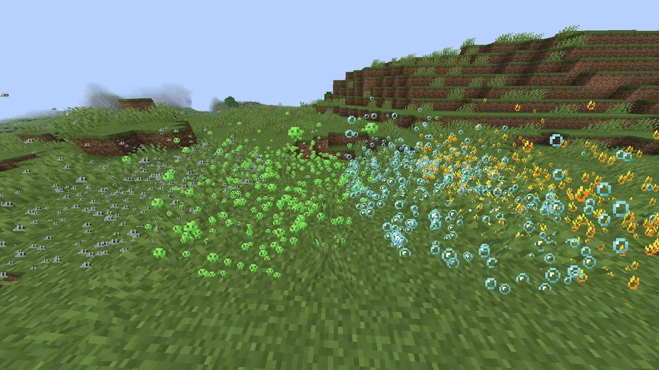 Unique Particle Effects — Minecraft resurs pak, rasm 2