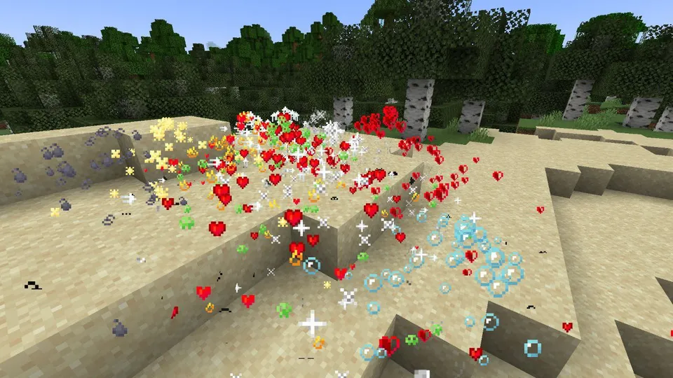 Unique Particle Effects — Minecraft resurs pak, rasm 3