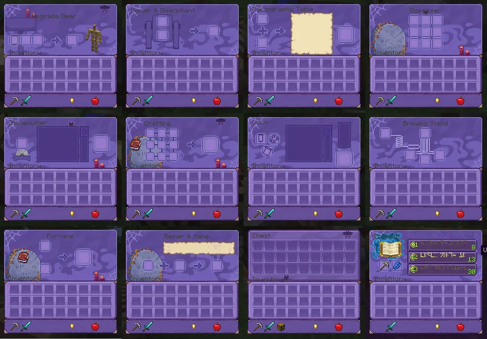 Halloween HUD and GUI — Minecraft resurs pak, rasm 2