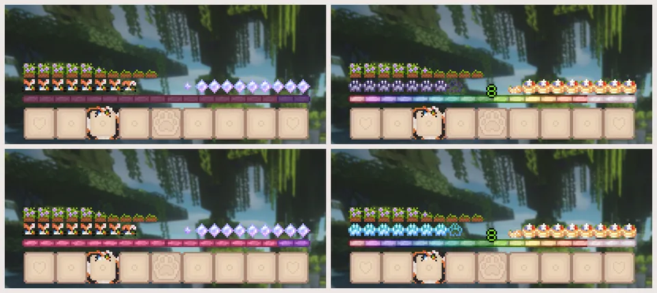 CalicoCat HUD — Minecraft resurs pak, rasm 2