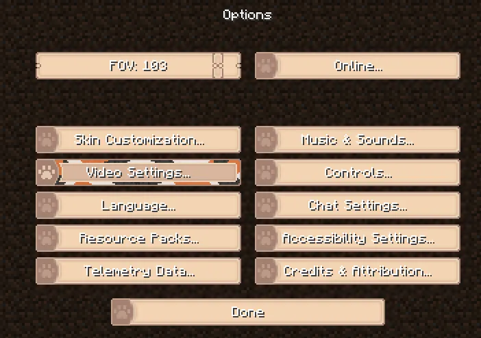 CalicoCat HUD — Minecraft resurs pak, rasm 4