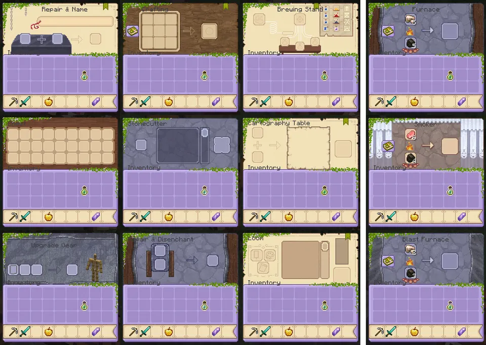 Sweet GUI — Minecraft resurs pak, rasm 2