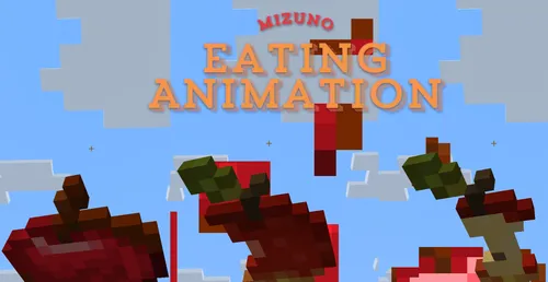Mizuno Eating Animation — Minecraft resurs pak, rasm 1