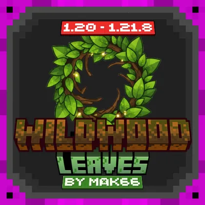 Wildwood leaves — Minecraft resurs pak, rasm 1