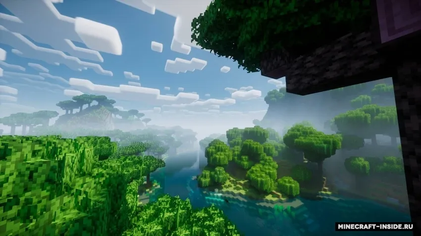 Wildwood leaves — Minecraft resurs pak, rasm 2