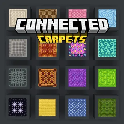 Connected Carpets — Minecraft resurs pak, rasm 1