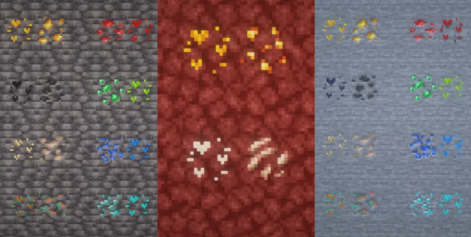 Heart Ore — Minecraft resurs pak, rasm 2