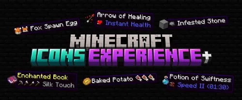 Icons Experience+ — Minecraft resurs pak, rasm 1