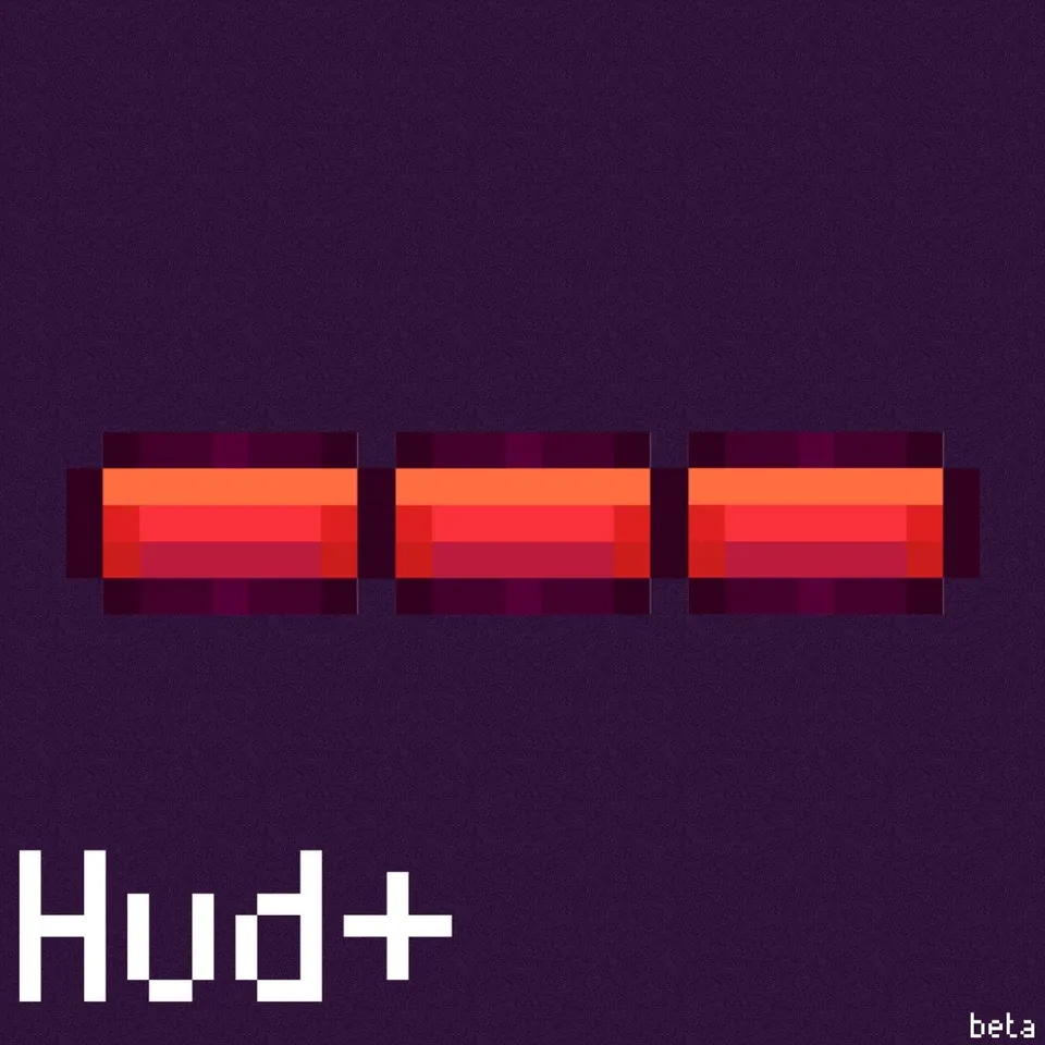 Hud+ — Minecraft resurs pak, rasm 2