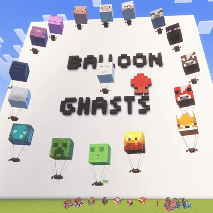 Balloon Ghasts — Minecraft resurs pak, rasm 1