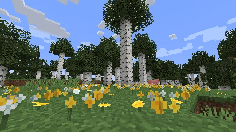 Clean 3D Flowerbeds — Minecraft resurs pak, rasm 2