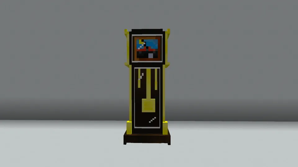 A clock but with a pendulum — Minecraft resurs pak, rasm 4