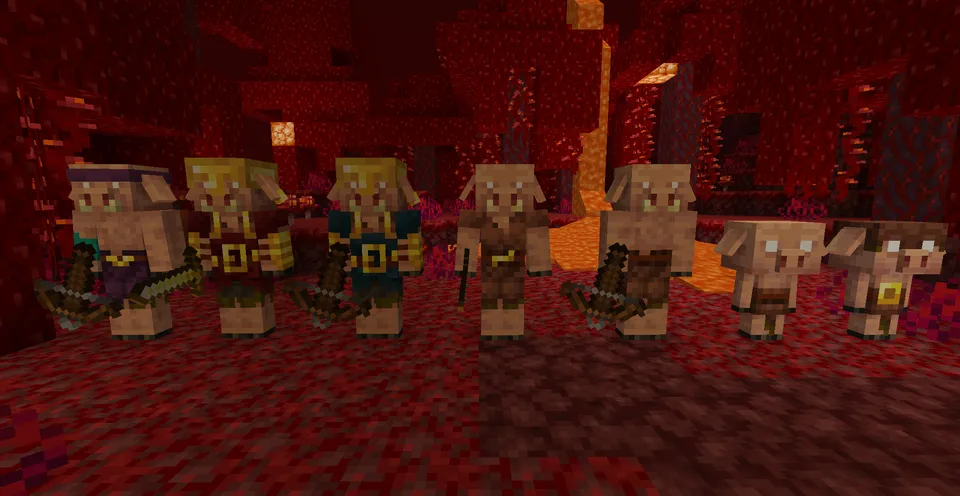 AL's Piglins Revamped — Minecraft resurs pak, rasm 2