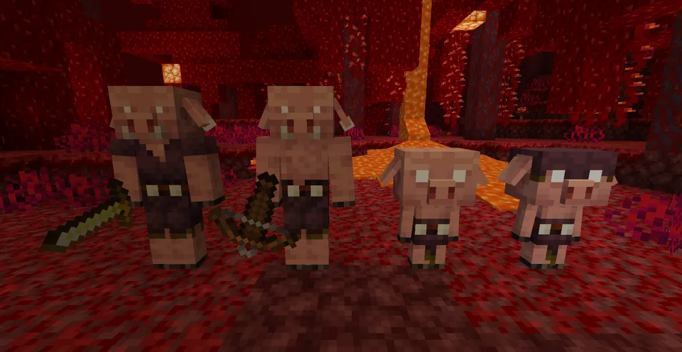 AL's Piglins Revamped — Minecraft resurs pak, rasm 3