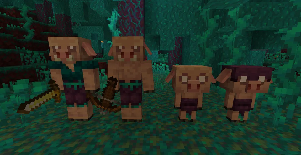 AL's Piglins Revamped — Minecraft resurs pak, rasm 4