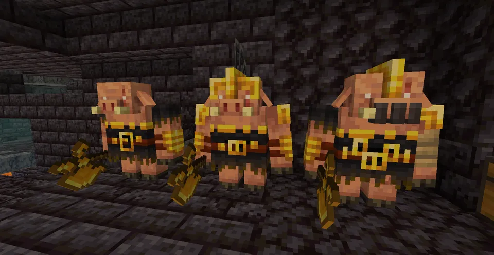 AL's Piglins Revamped — Minecraft resurs pak, rasm 7