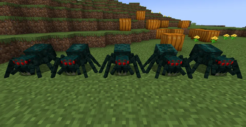 AL's Spiders Revamped — Minecraft resurs pak, rasm 3