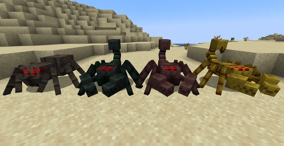 AL's Spiders Revamped — Minecraft resurs pak, rasm 5