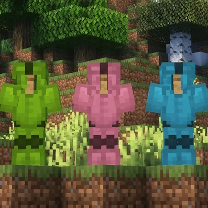 Colourful Leather Armour — Minecraft resurs pak, rasm 1