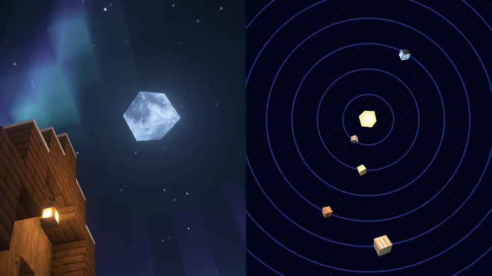 Cubic Sun & Moon — Minecraft resurs pak, rasm 5