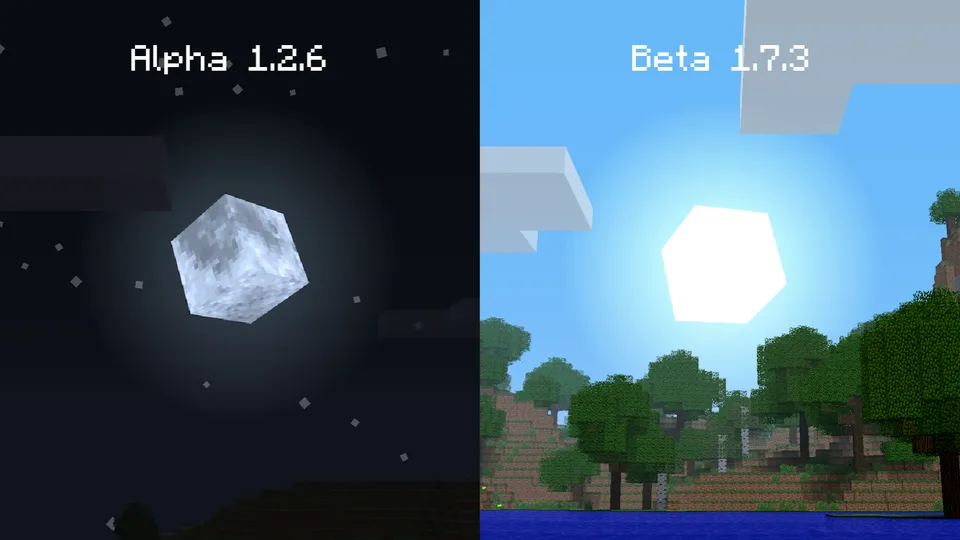 Cubic Sun & Moon — Minecraft resurs pak, rasm 6