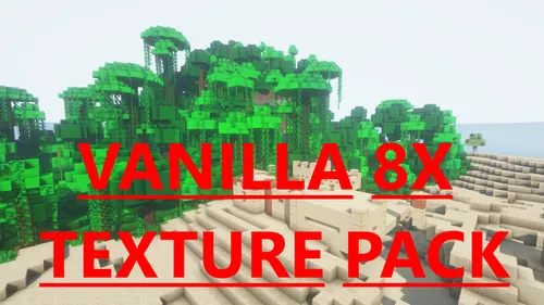 Vanilla 8x — Minecraft resurs pak, rasm 1