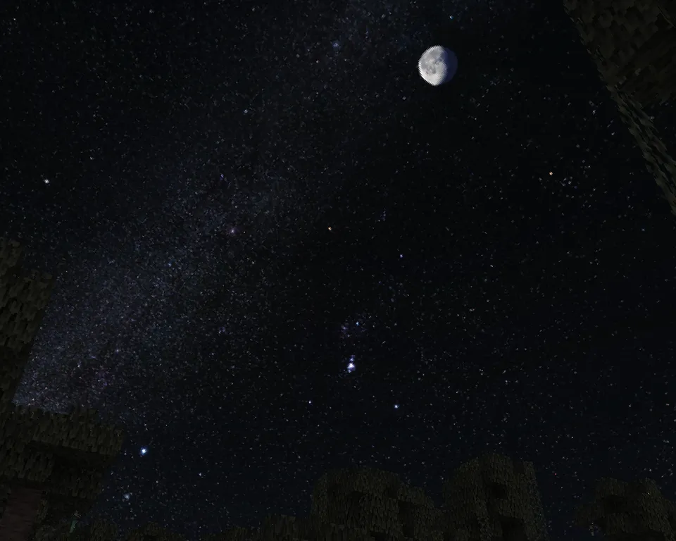 Milky Way Galaxy 2.0 — Minecraft resurs pak, rasm 3