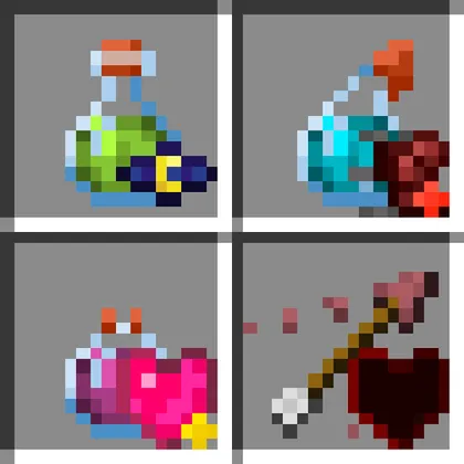 Potion Icons — Minecraft resurs pak, rasm 1