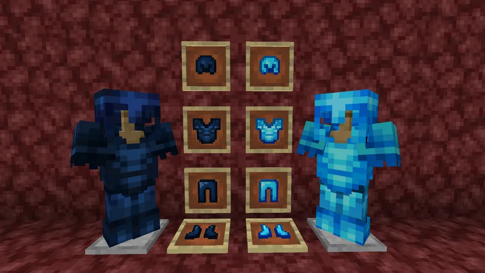 Blue Netherite — Minecraft resurs pak, rasm 4