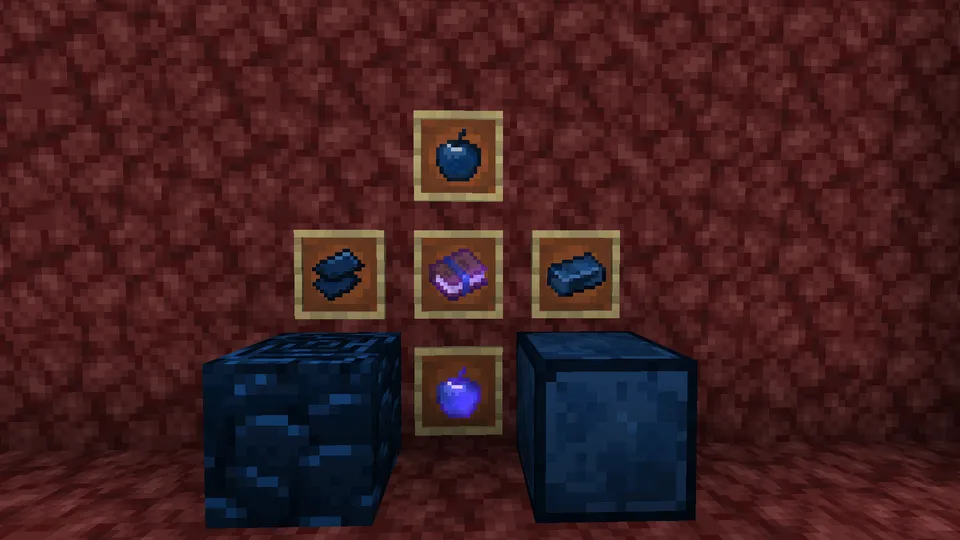 Blue Netherite — Minecraft resurs pak, rasm 5