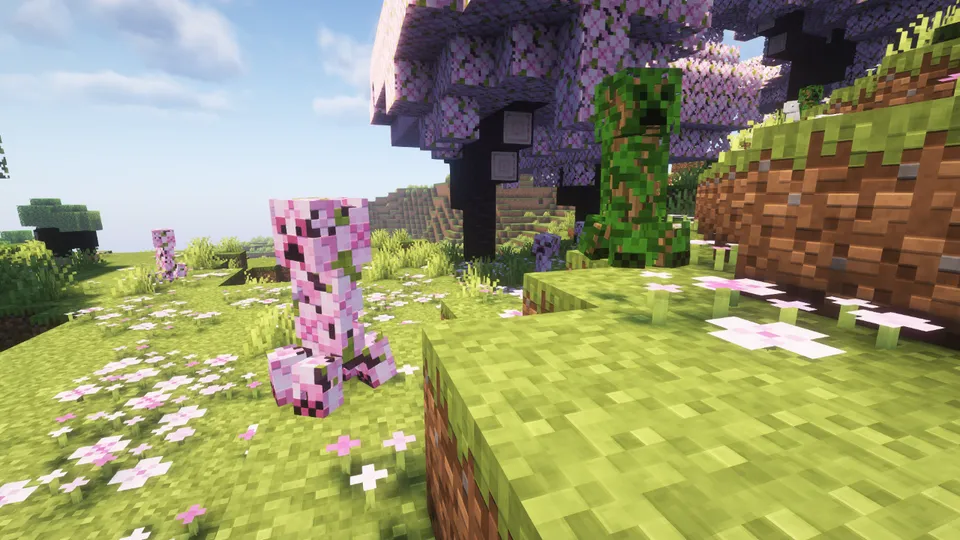 Leafy Creepers — Minecraft resurs pak, rasm 2