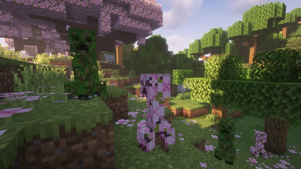 Leafy Creepers — Minecraft resurs pak, rasm 5