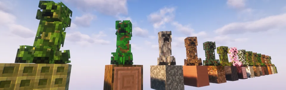 Leafy Creepers — Minecraft resurs pak, rasm 6