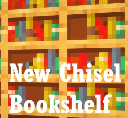 New Chisel Bookshelf — Minecraft resurs pak, rasm 1