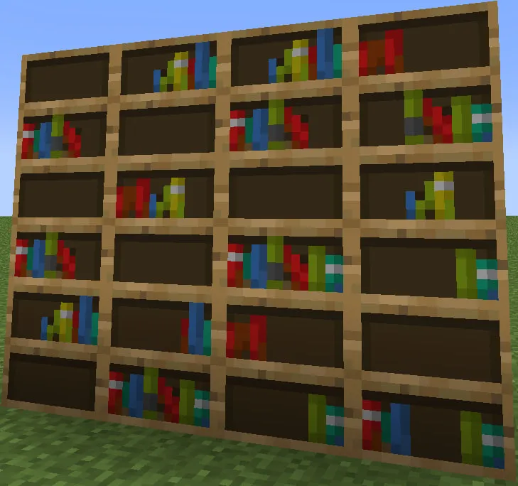 New Chisel Bookshelf — Minecraft resurs pak, rasm 2