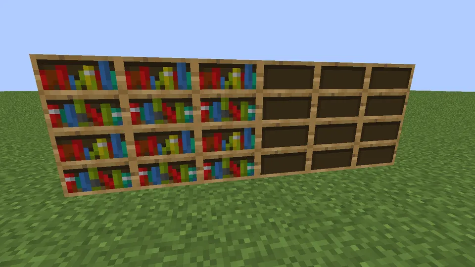 New Chisel Bookshelf — Minecraft resurs pak, rasm 5