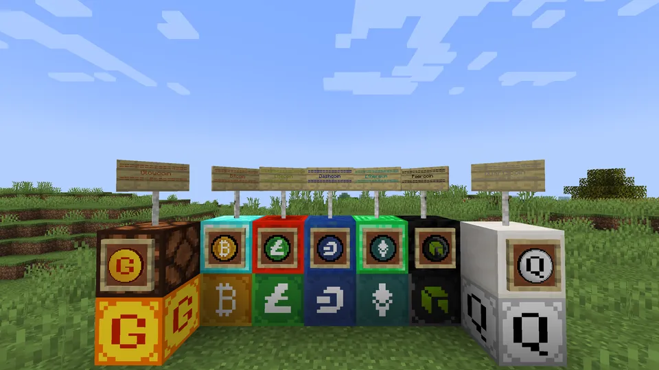 Kriptovalyutalar — Minecraft resurs pak, rasm 3