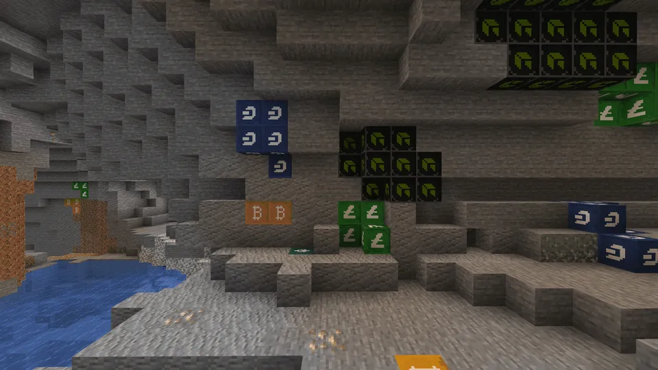 Kriptovalyutalar — Minecraft resurs pak, rasm 4