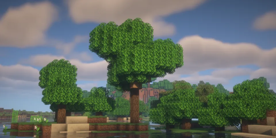 Universal Bushy Leaves — Minecraft resurs pak, rasm 3