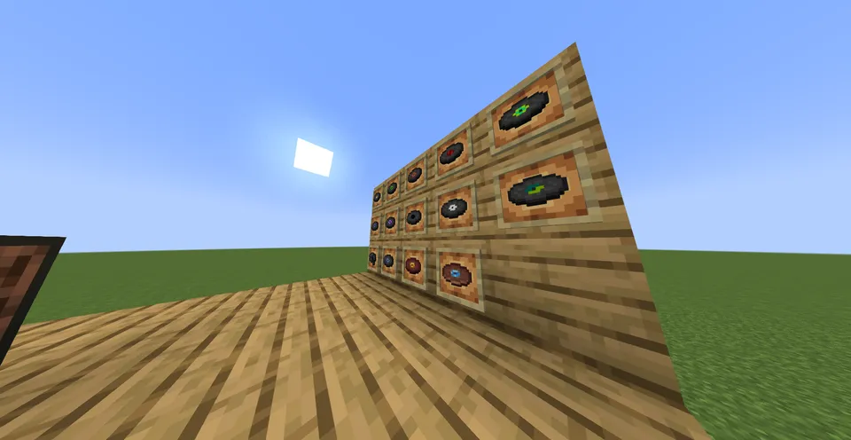 Maxsus plastinkalar — Minecraft resurs pak, rasm 2