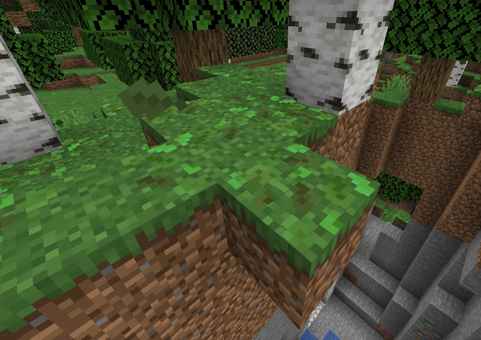 Green Leaf Litter — Minecraft resurs pak, rasm 4