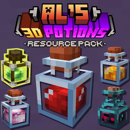AL's 3D Potions — Minecraft resurs pak, rasm 1
