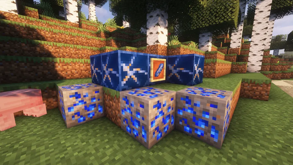 Refreshed Lapis Lazuli — Minecraft resurs pak, rasm 2