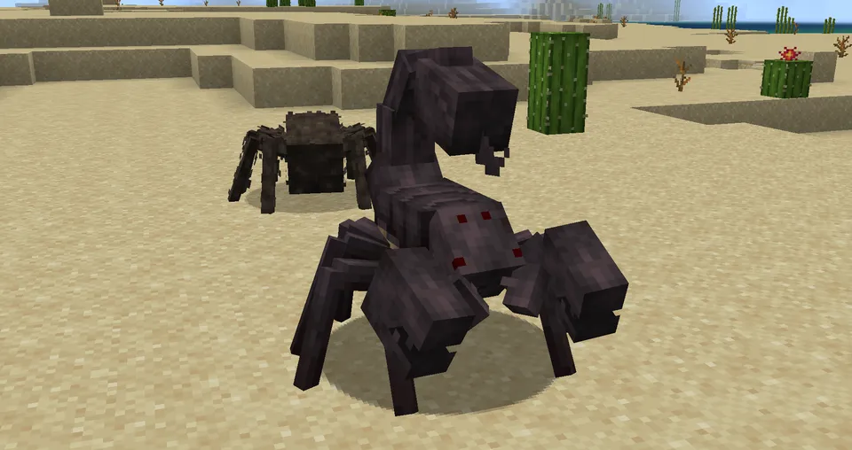 All Spiders by Mickey Joe — Minecraft resurs pak, rasm 2