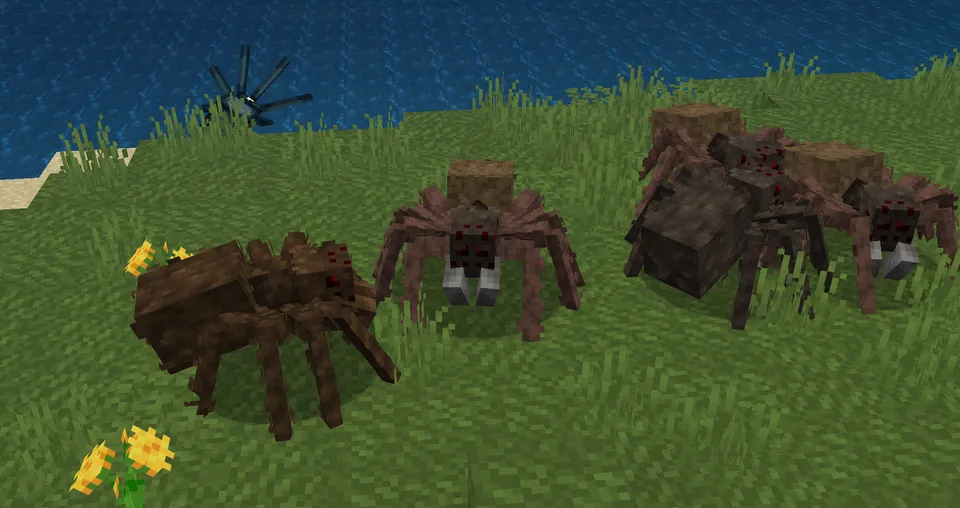 All Spiders by Mickey Joe — Minecraft resurs pak, rasm 7